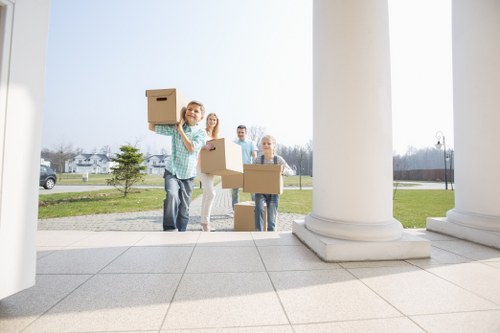 Commercial relocation support for desks and equipment