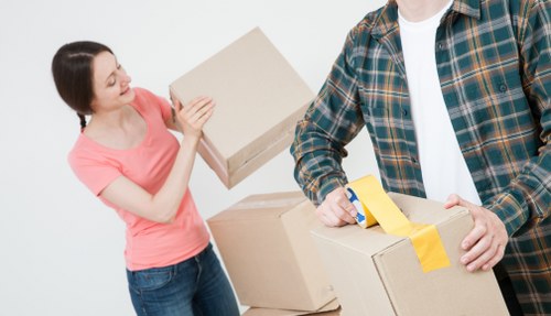 Packing and furniture handling for an office move