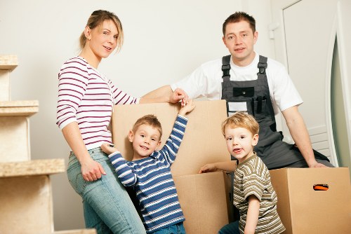 Packing and protection materials prepared for a move in Romford