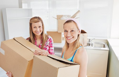 Unpacking service setting up a Romford home