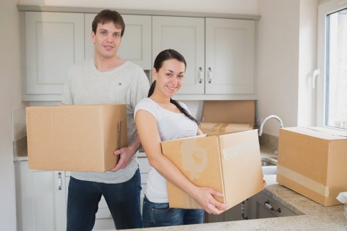 Flat removal service with stair and access planning in Romford